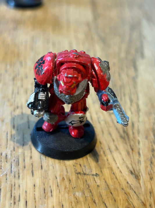 40k Rogue Trader Era Terminator W. Chain Fist and storm bolter , Citadel, Metal