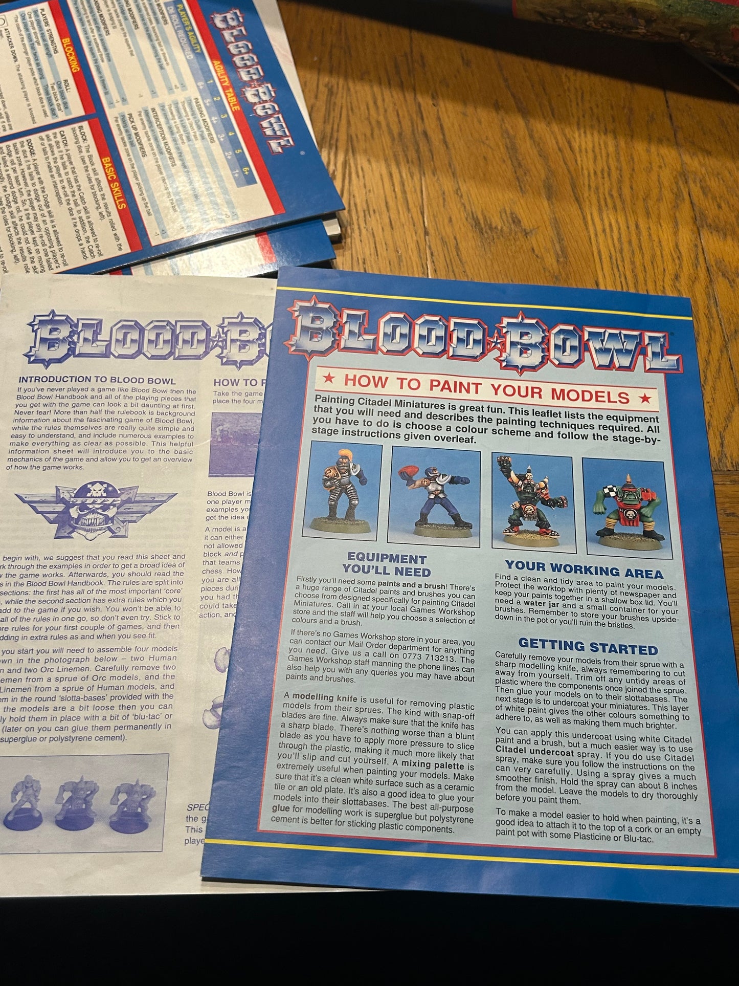 Bloodbowl third edition boxed game complete (read description)