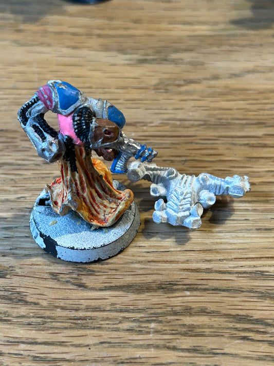 Tzeentch Renegade Chaos Marine - 1st Edition - 1989 Metal - Warhammer 40K fungus body and plasma hand
