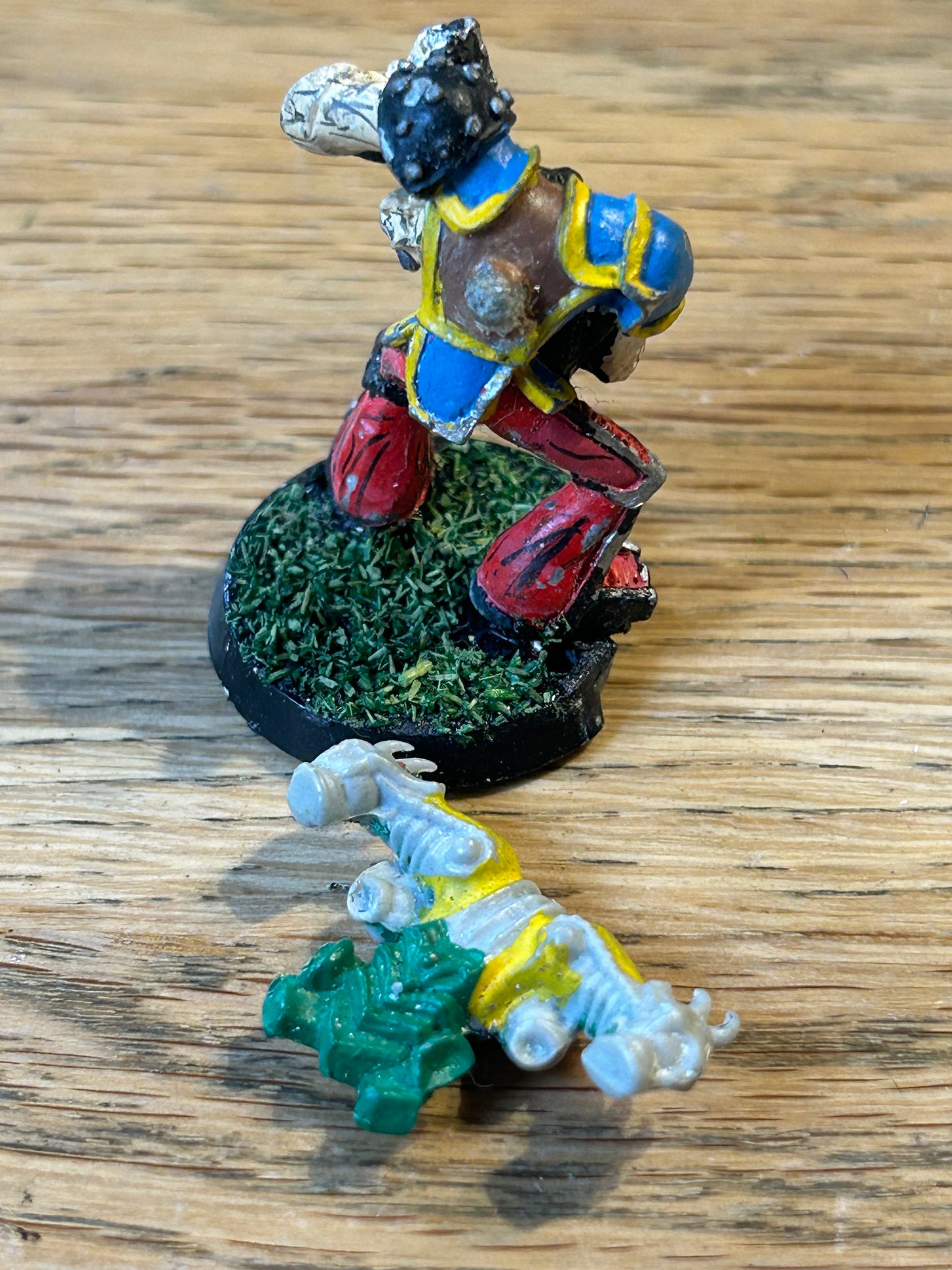 Tzeentch Renegade Chaos Marine - 1st Edition - 1989 Metal - Warhammer 40K displaced head