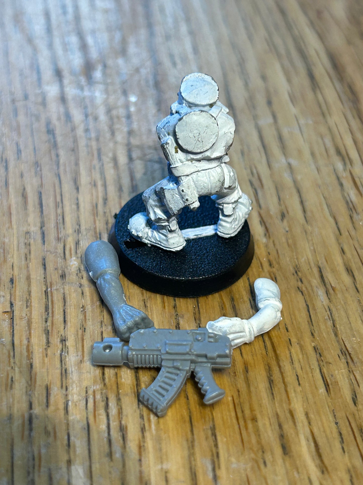 Warhammer 40k Ork Boy Boyz Blood Axe With Kepi  Metal 1988