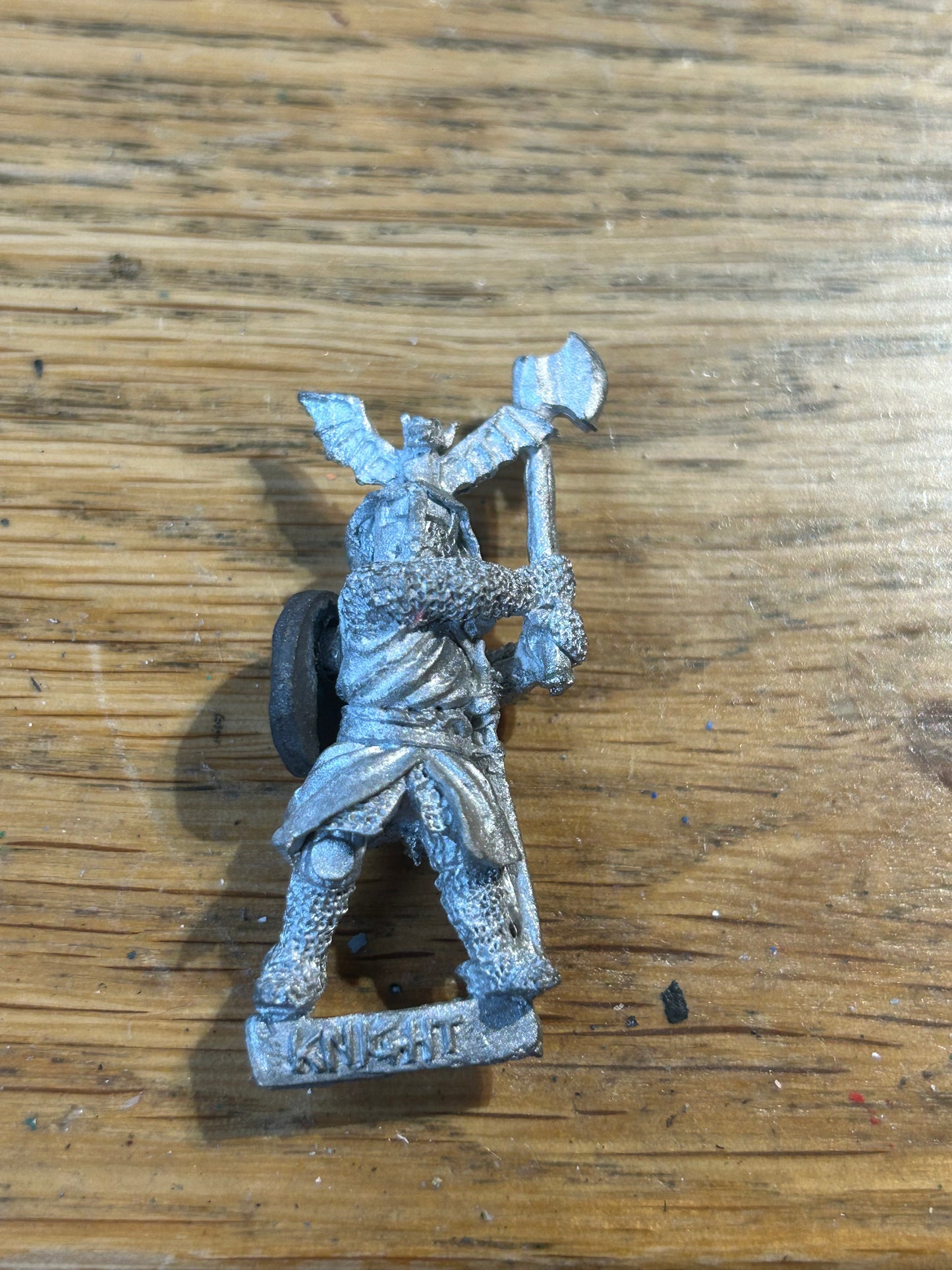 Citadel Warhammer - Men-at-arms - C26 / F9 - manfred- 1985 - Metal - OOP bretonnian