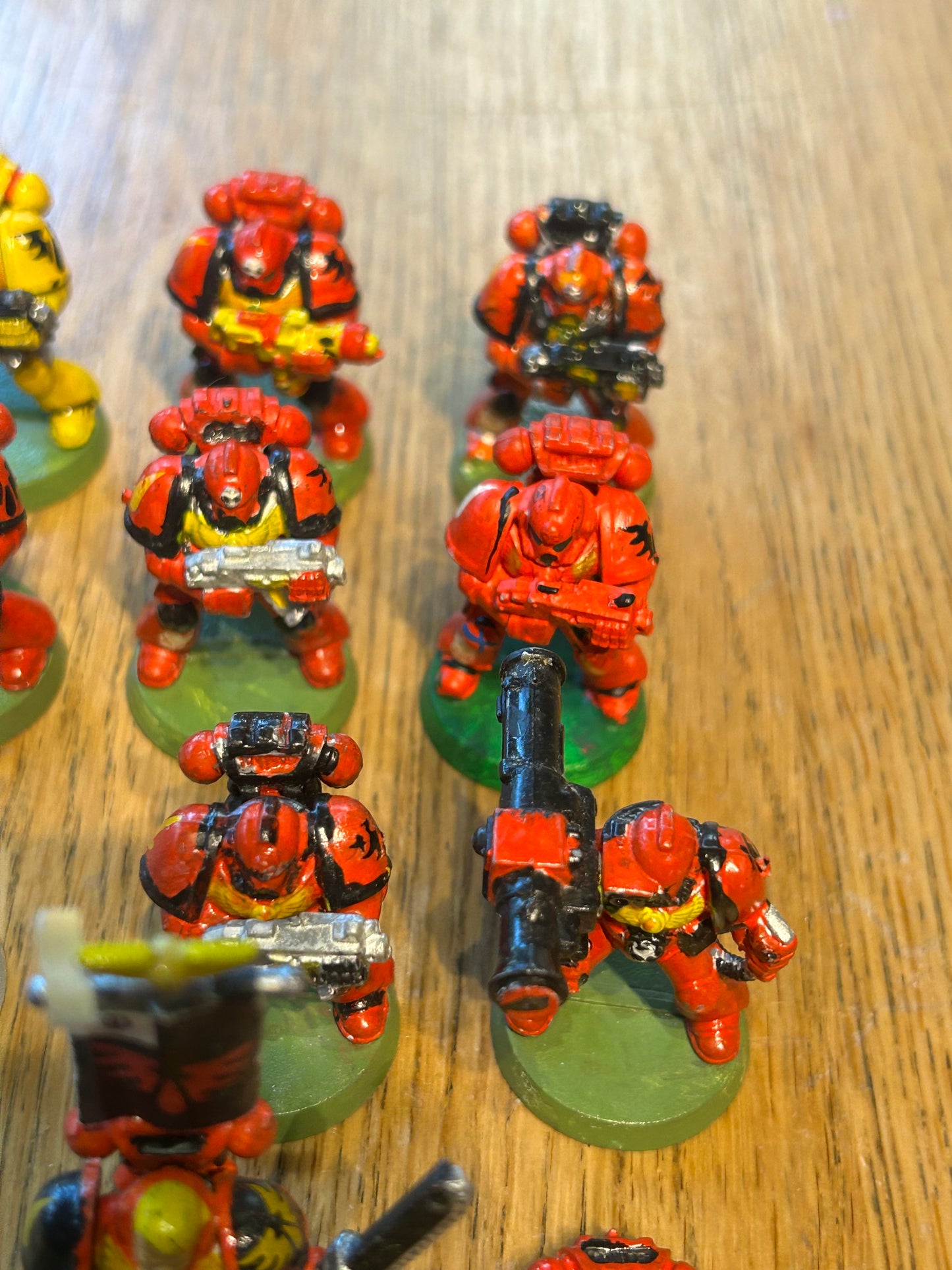 Warhammer 40k space marine plastic tactical squad (missing one backpack)