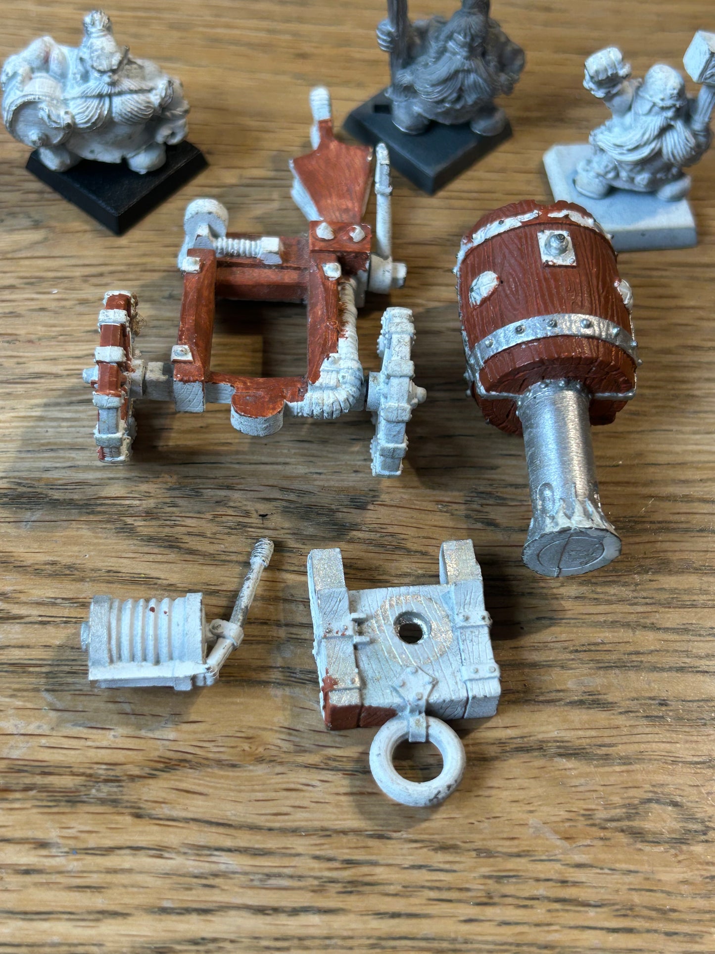 Warhammer Fantasy Old World metal dwarf flame cannon complete