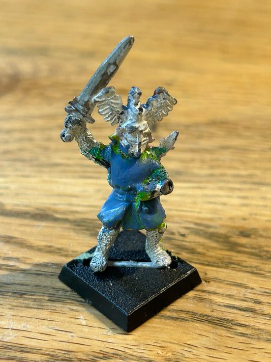 Citadel Warhammer - Men-at-arms - C26 / F9 - Siegfried - 1985 - Metal - OOP bretonnian