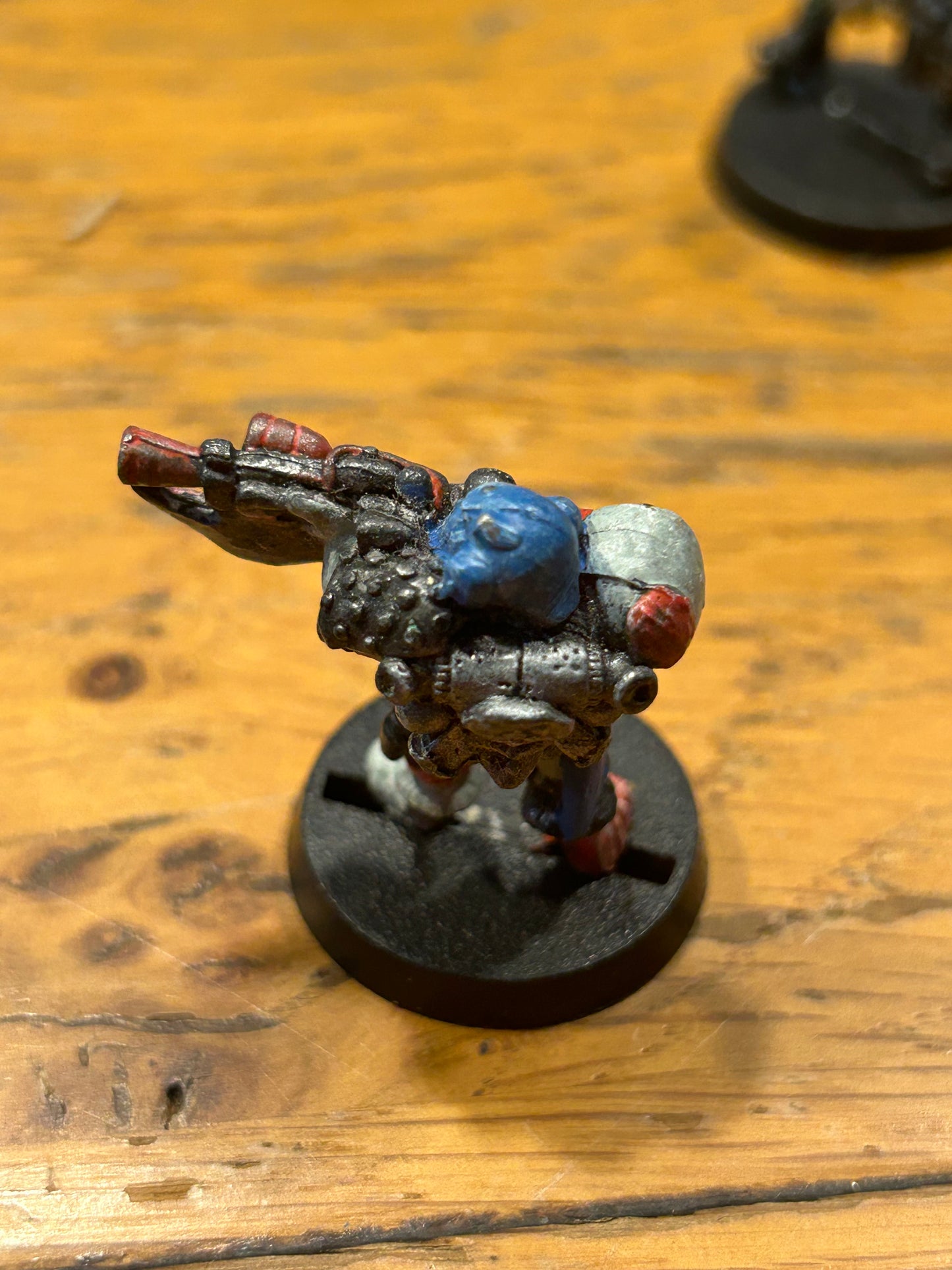 Warhammer 40k Rogue Trader Space Marines C100 Marine advancing Metal