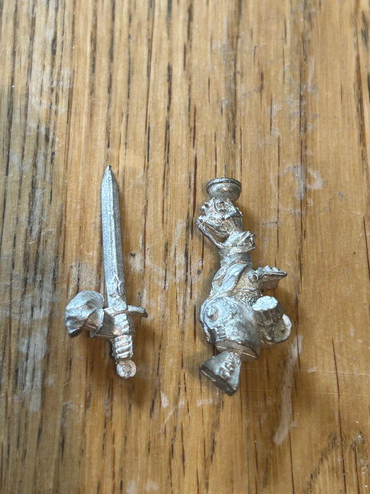 Metal Grail Knight Hero with Two Handed Sword, Aloys de Montjoie, Perilous Quest (body and sword only) (2 available)