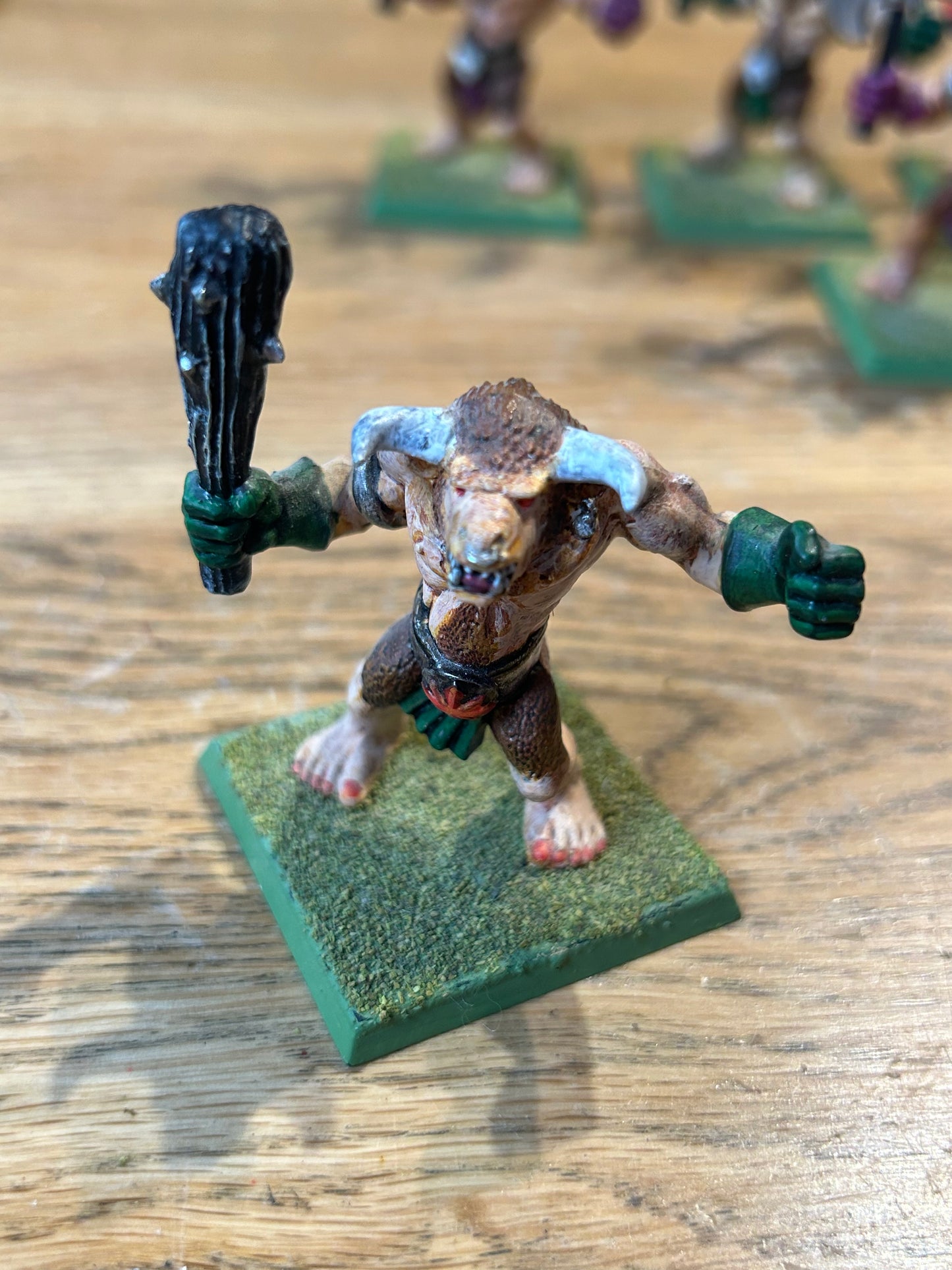 Warhammer Fantasy Quest Talisman Minotaur With club 90's Plastic