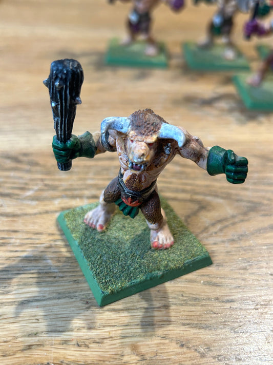 Warhammer Fantasy Quest Talisman Minotaur With club 90's Plastic