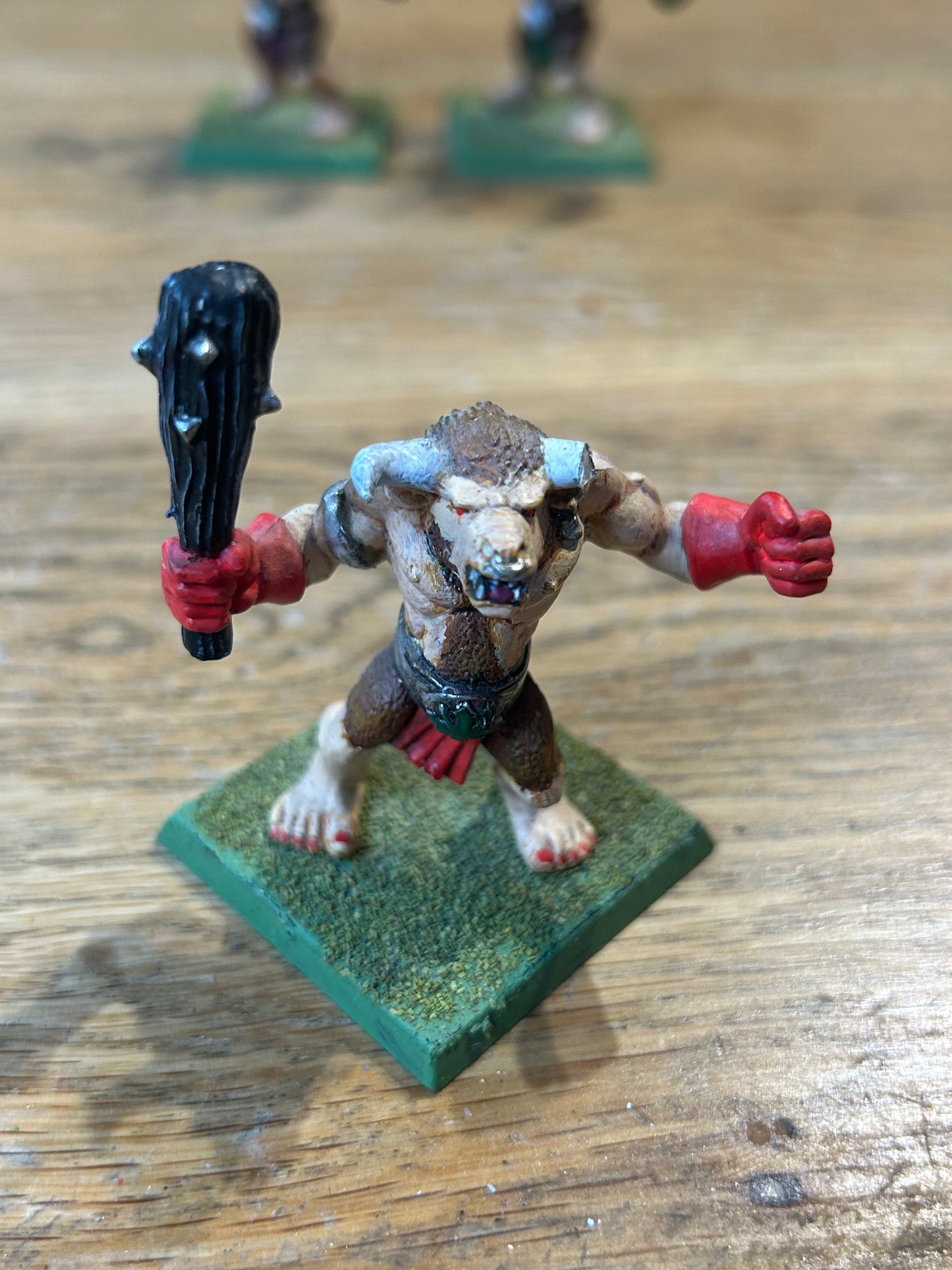 Warhammer Fantasy Quest Talisman Minotaur With club 90's Plastic