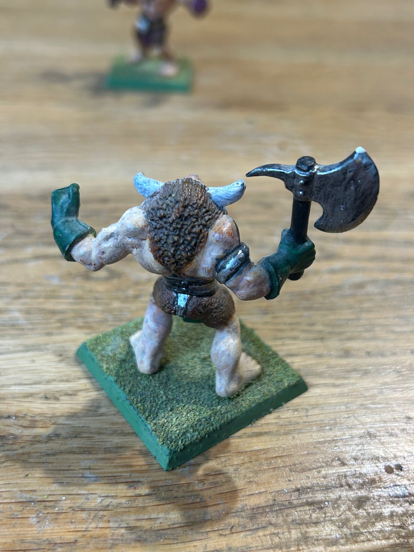 Warhammer Fantasy Quest Talisman Minotaur With axe 90's Plastic
