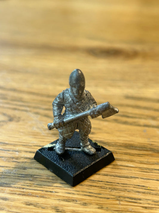 Citadel F4 Norman Men at Arms Jean with Axe Knight Bretonnian Warhammer Normans