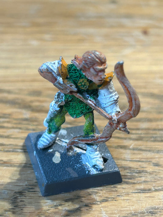 Citadel Warhammer classic 80s LOTR ME32 Noldor Deep Elf Archer Lord of the rings or high elves
