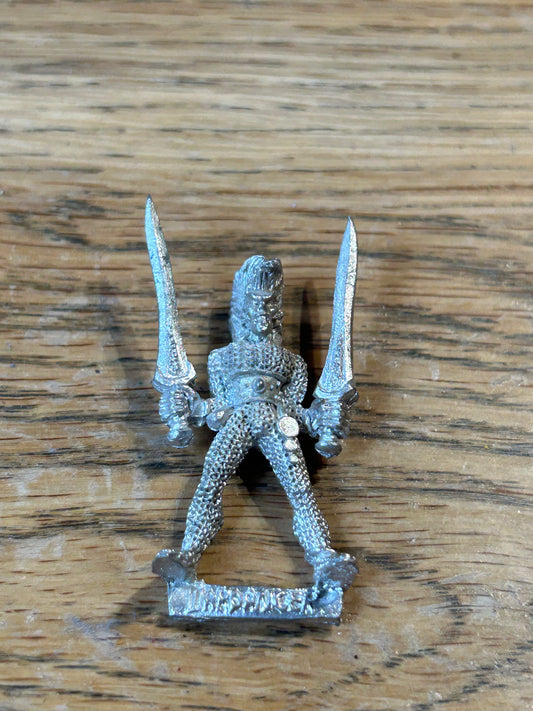 Warhammer Fantasy old world wood elf  wardancer with two swords Gartan
