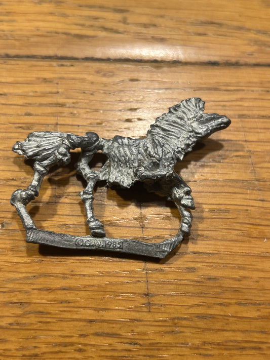 Warhammer fantasy undead war machines chariot undead horse (has been stripped)