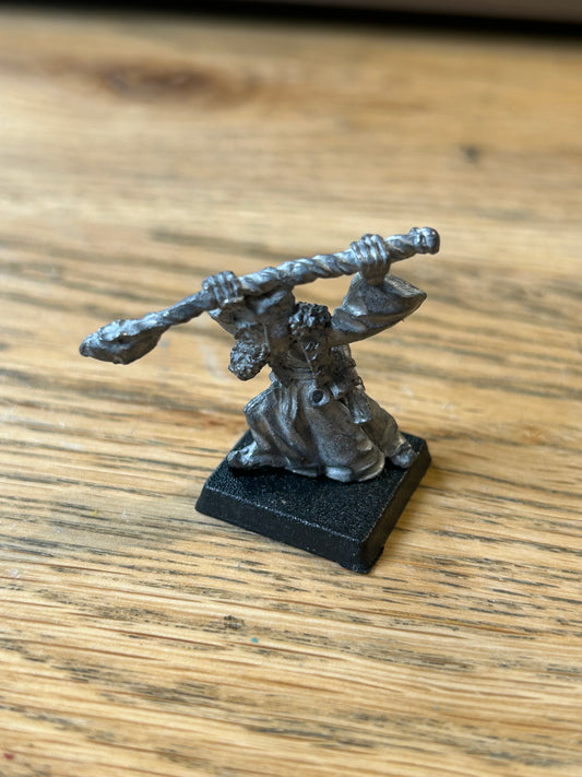 Warhammer Fantasy Adventurer Wizard with staff BC1 classic oldhammer metal