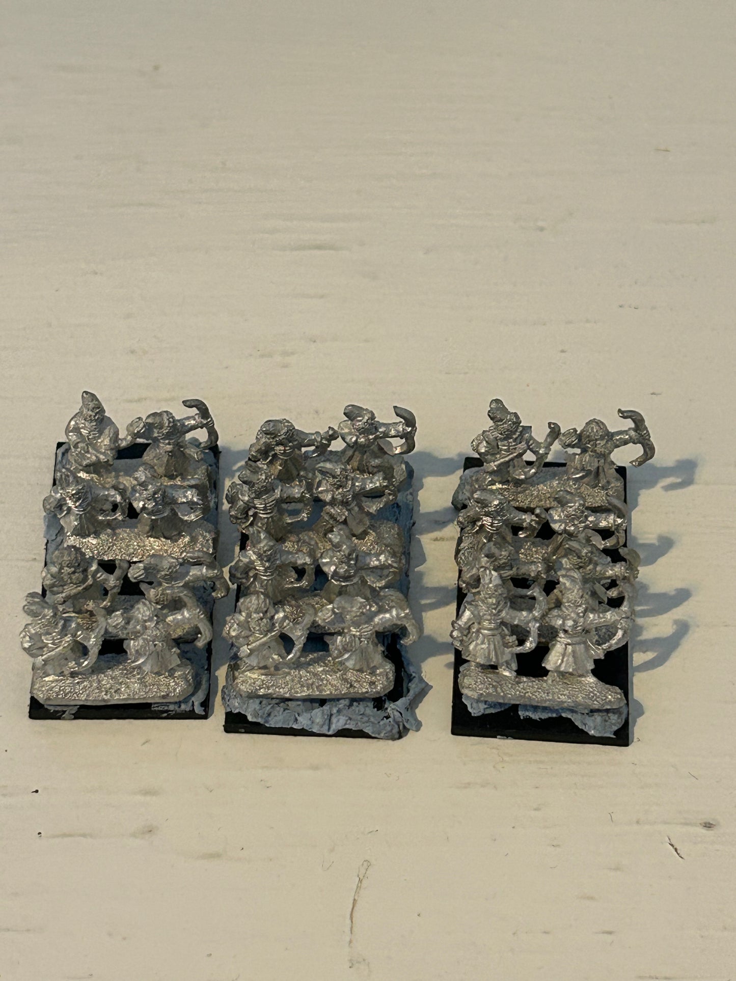 Warmaster 10mm Kislev Bowmen Regiment Metal OOP Games Workshop Archers 3 bases (lot 1)
