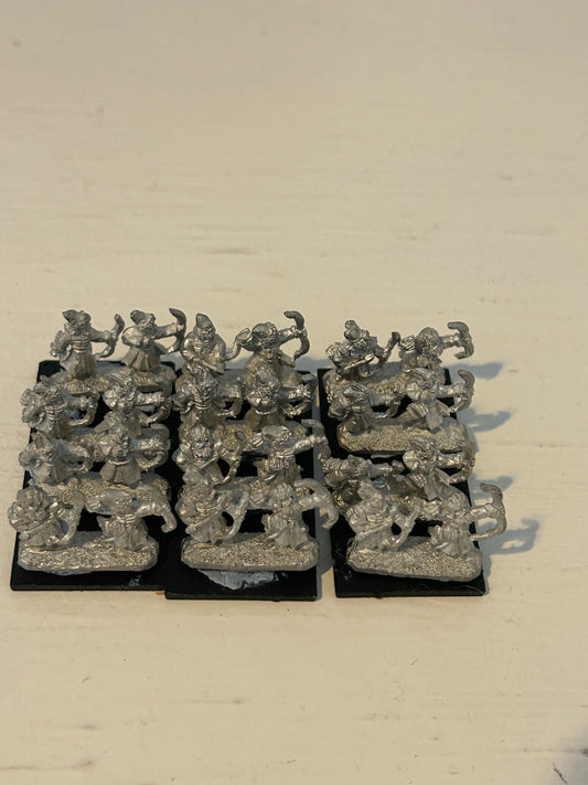 Warmaster 10mm Kislev Bowmen Regiment Metal OOP Games Workshop Archers 3 bases (lot 2)