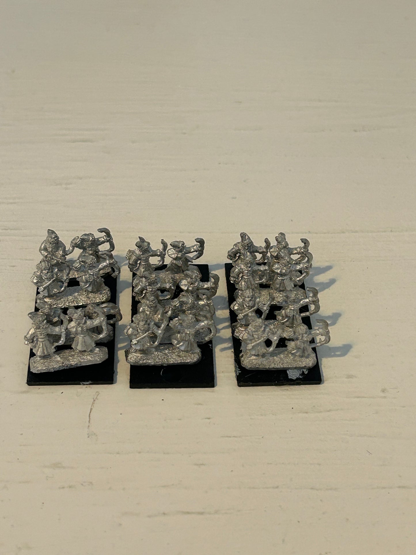Warmaster 10mm Kislev Bowmen Regiment Metal OOP Games Workshop Archers 3 bases (lot 3)