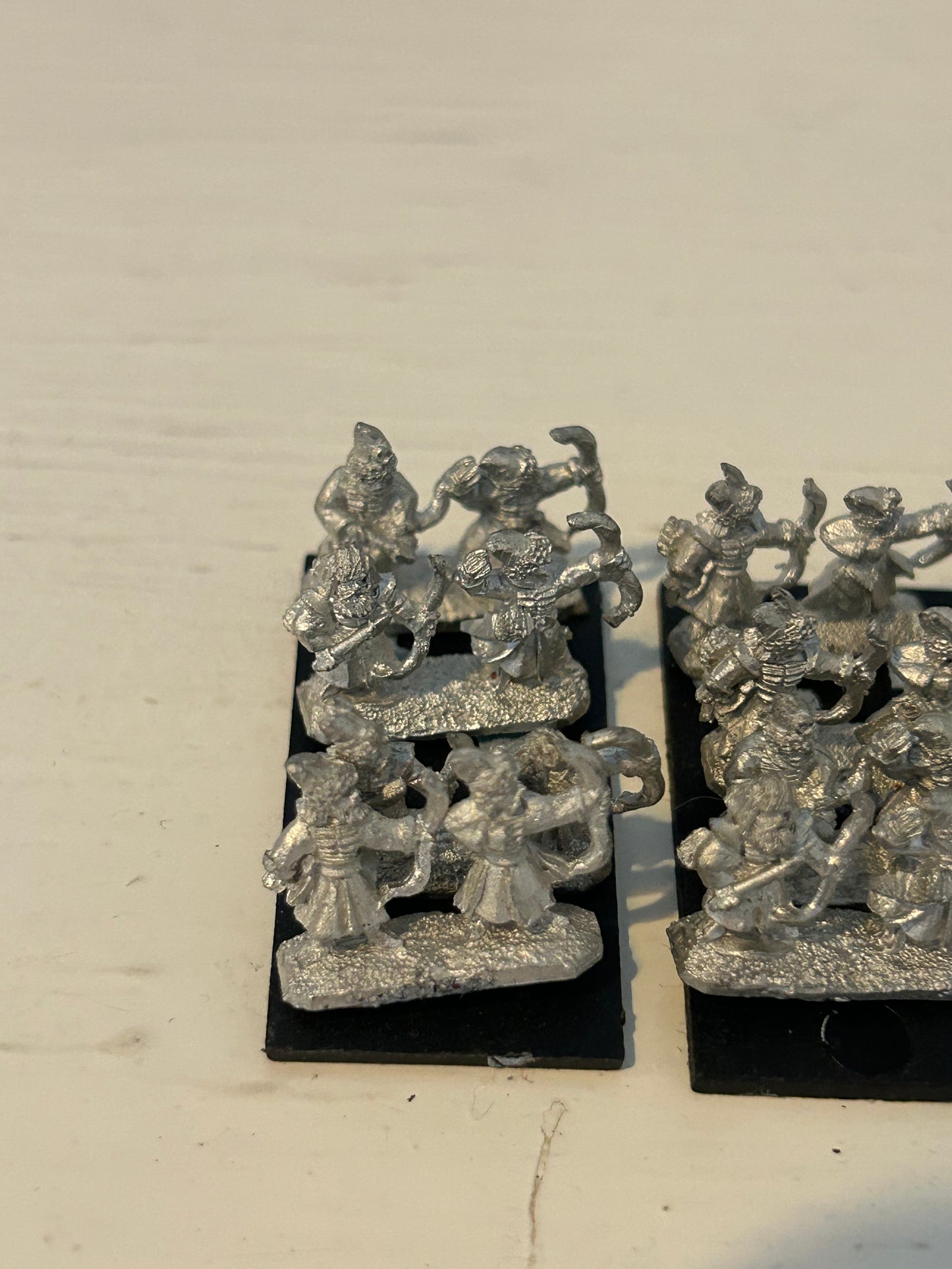 Warmaster 10mm Kislev Bowmen Regiment Metal OOP Games Workshop Archers 3 bases (lot 3)