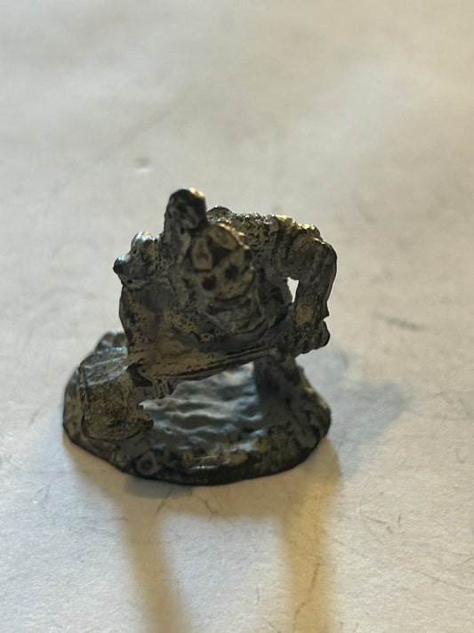 Citadel - Pre Slotta - Warhammer - C15 armoured Orc bodyguard -  with large axe 1984