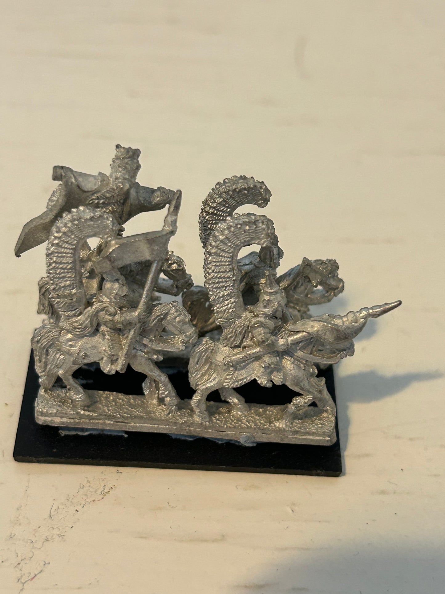 Warmaster 10mm Kislev winged lancers Regiment Metal Games Workshop Archers 3 bases including command (lot 1)