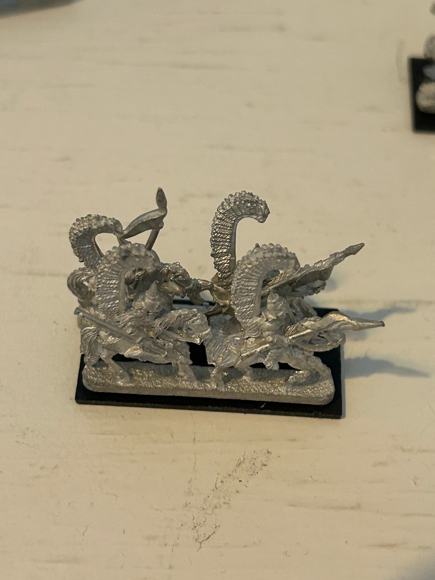 Warmaster 10mm Kislev winged lancers Regiment Metal Games Workshop Archers 3 bases including command (lot 2)