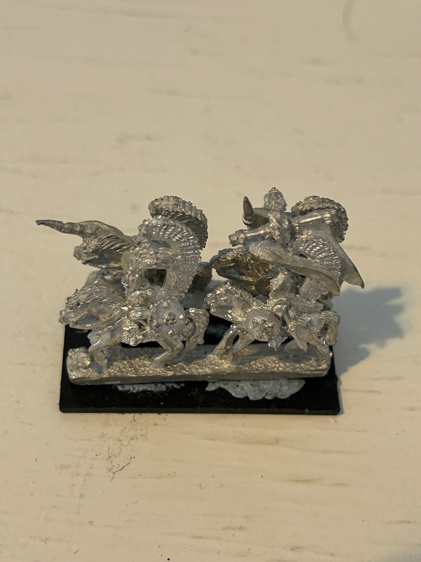 Warmaster 10mm Kislev winged lancers Regiment Metal Games Workshop Archers 3 bases including command (lot 2)