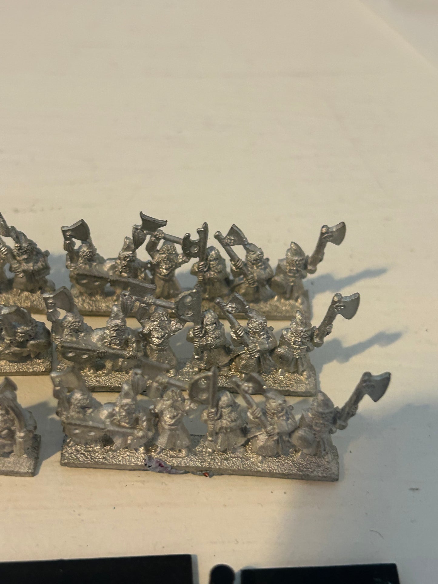 Warhammer Warmaster Kislev Axemen And Axemen Command. Metal. 3 bases