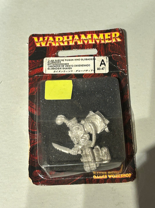 Warhammer fantasy skaven poisoned wind globadier sealed blister