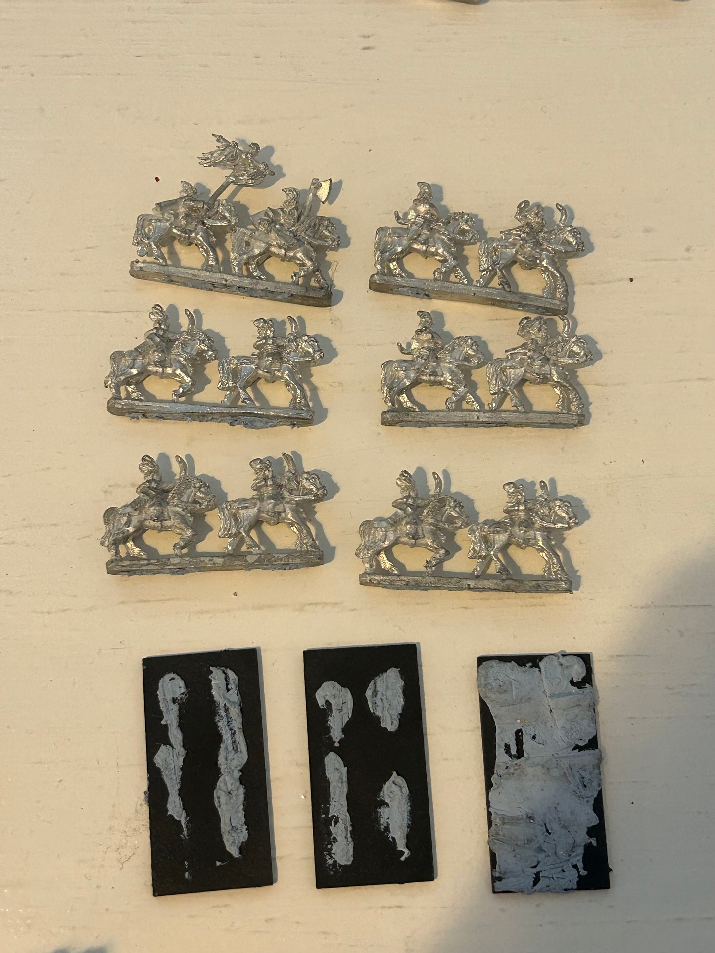 Warmaster 10mm - Kislev - Horse Archers including command - Metal OOP - Games Workshop 3 bases worth (lot 1)
