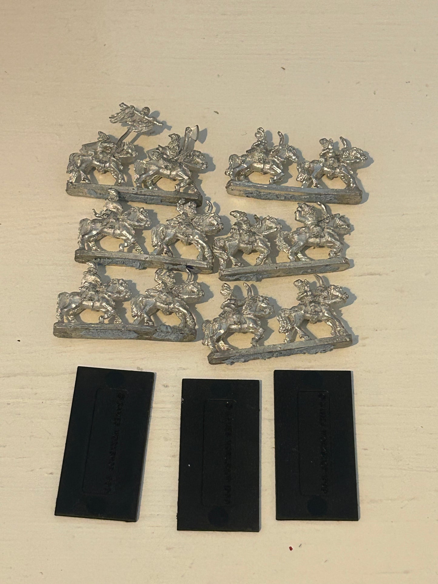 Warmaster 10mm - Kislev - Horse Archers including command - Metal OOP - Games Workshop 3 bases worth (lot 3)