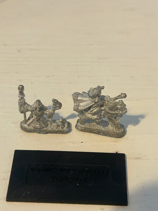 Warmaster 10mm - Kislev - Kislev mage on foot and on horse - Metal OOP