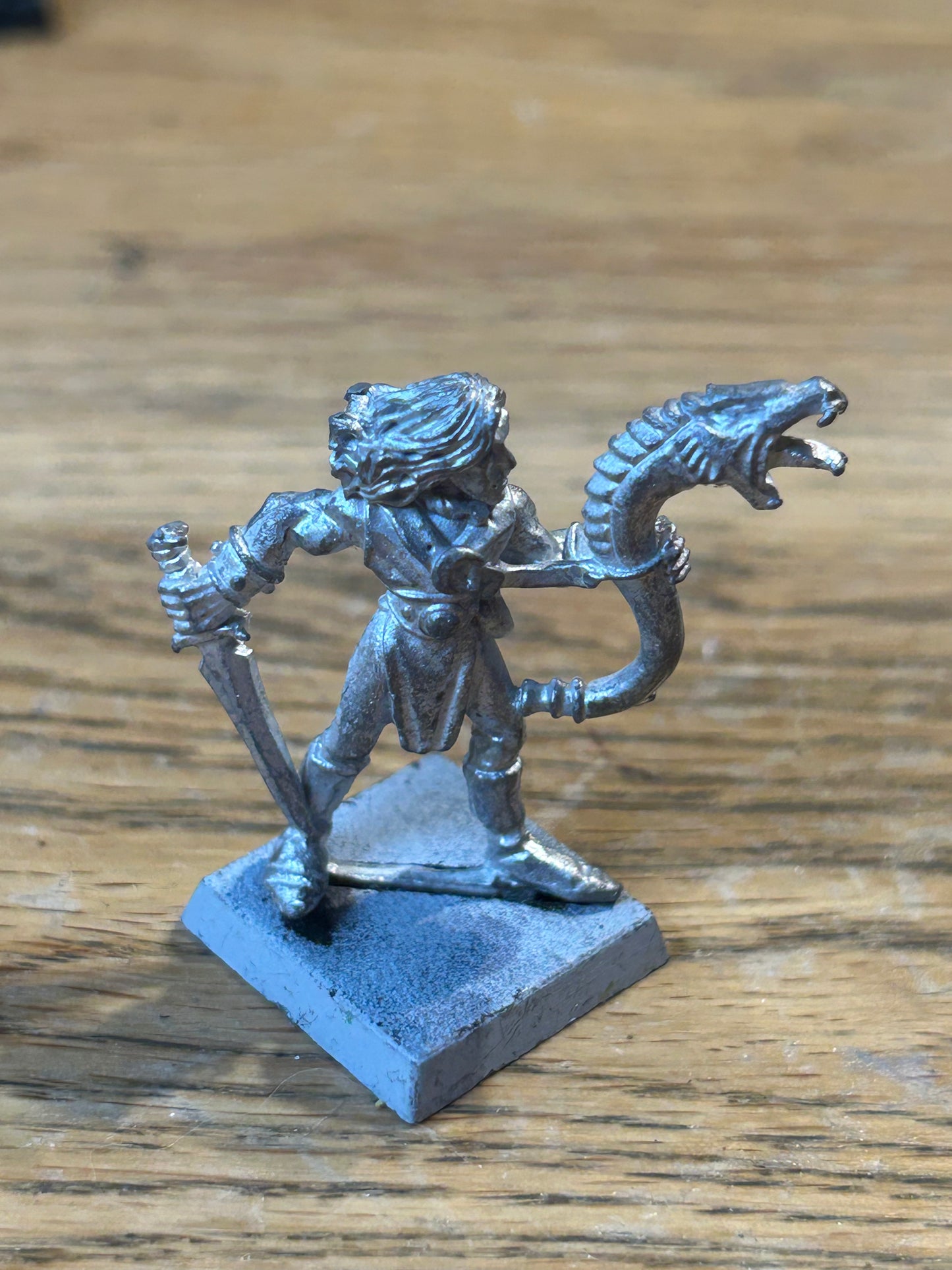 Games Workshop Citadel ELF5 Rheged Carynx-Bearer Musician Warhammer Figure 1987