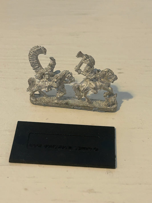 Warmaster 10mm - Kislev - Kislev heroes on horses - Metal OOP