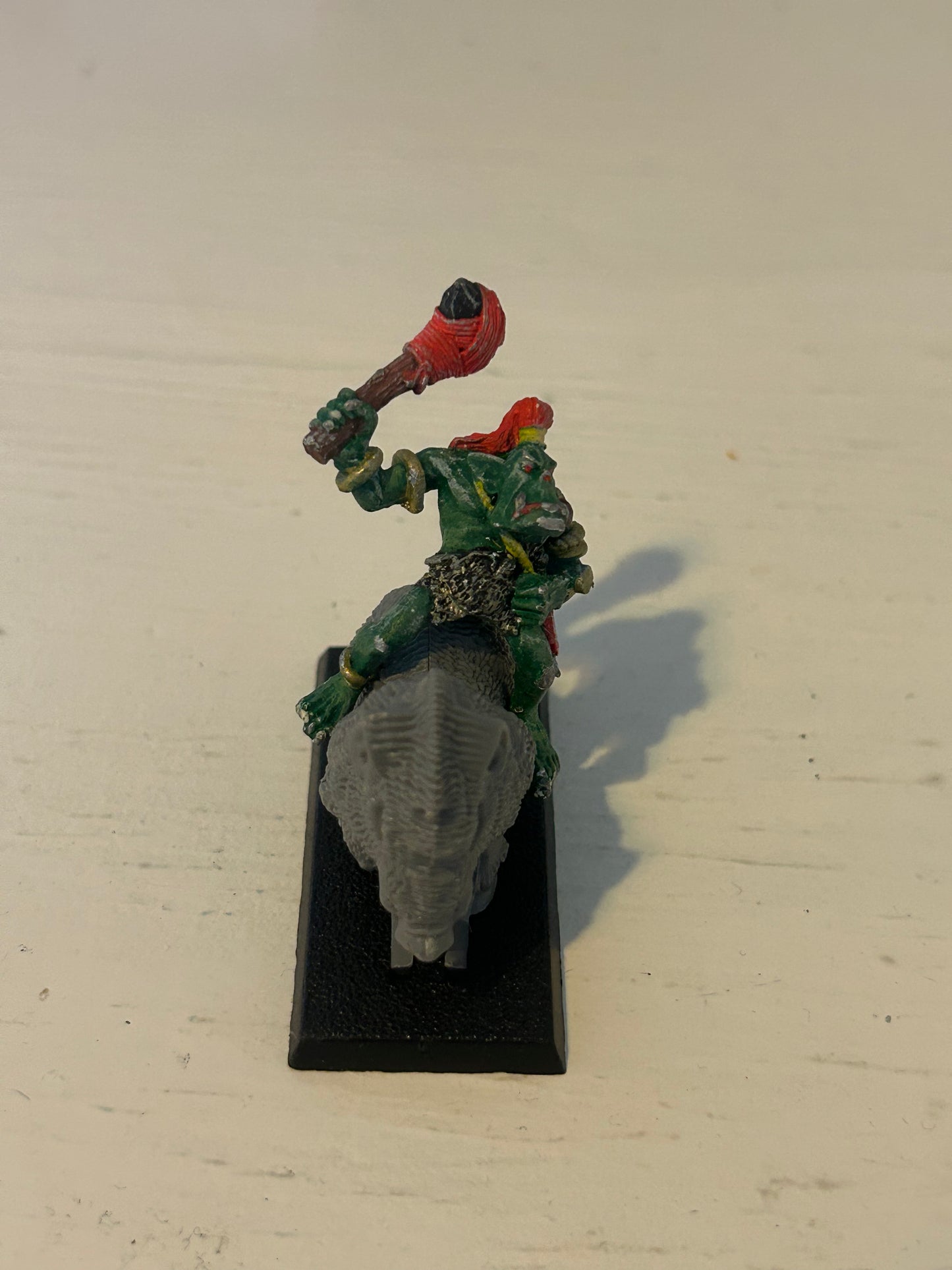 Warhammer Fantasy Battles Old World Savage Orc Boar Boy with club Games Workshop