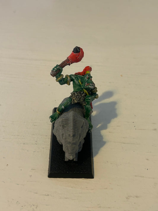 Warhammer Fantasy Battles Old World Savage Orc Boar Boy with club Games Workshop