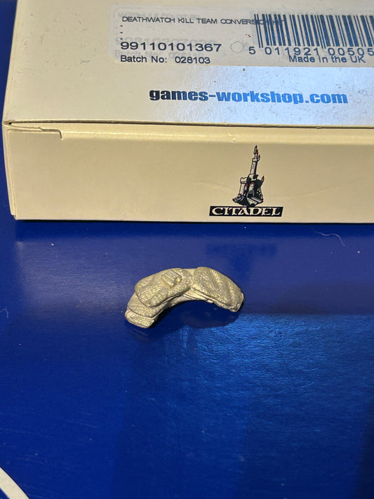 Warhammer 40k - Imperial Guard -Classic Metal Sand Bags w/ Binoculars - Tank bit