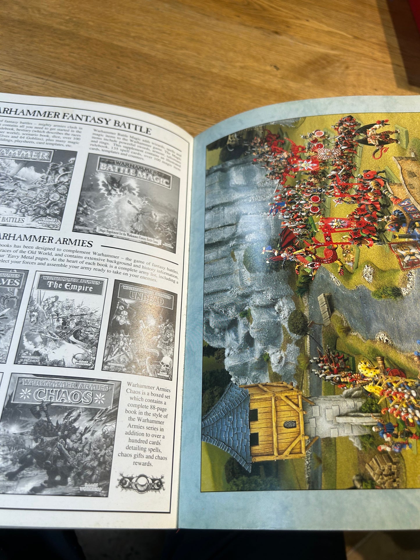 Warhammer Fantasy Chaos Army Book 4th edition 1994 (moderate wear)
