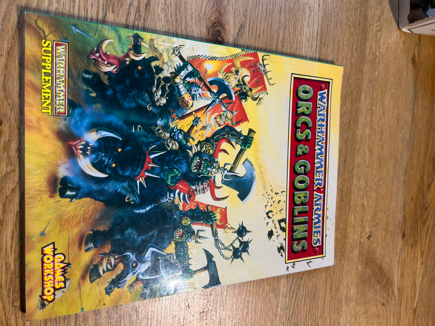 Orcs And Goblins Armies Book Warhammer Fantasy Battle 4th edition (mild wear)