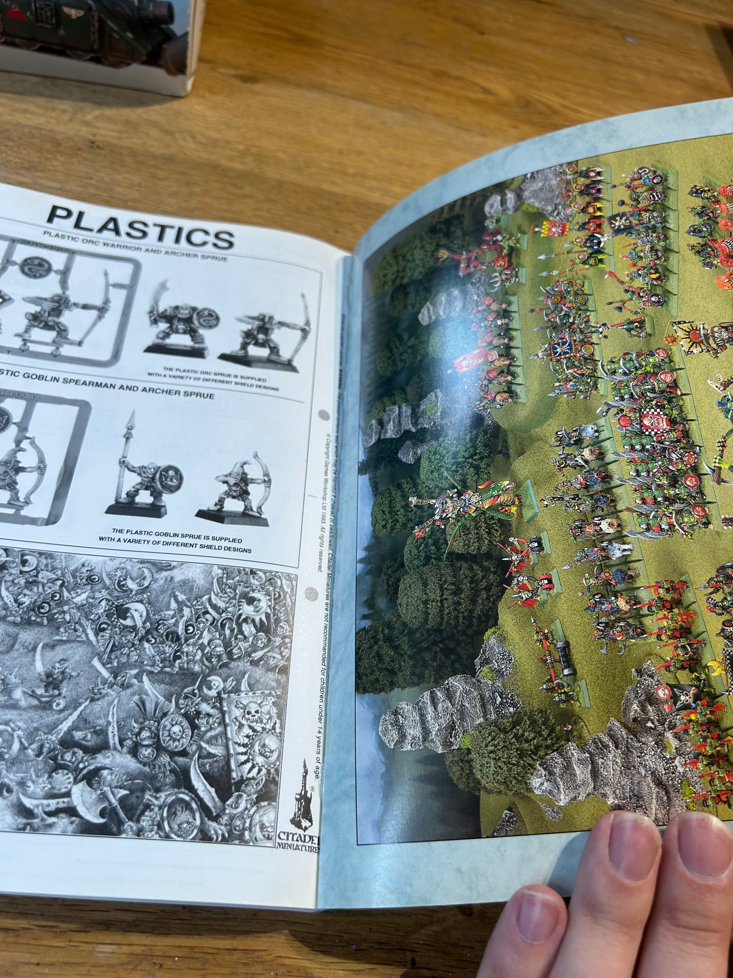 Orcs And Goblins Armies Book Warhammer Fantasy Battle 4th edition (mild wear)