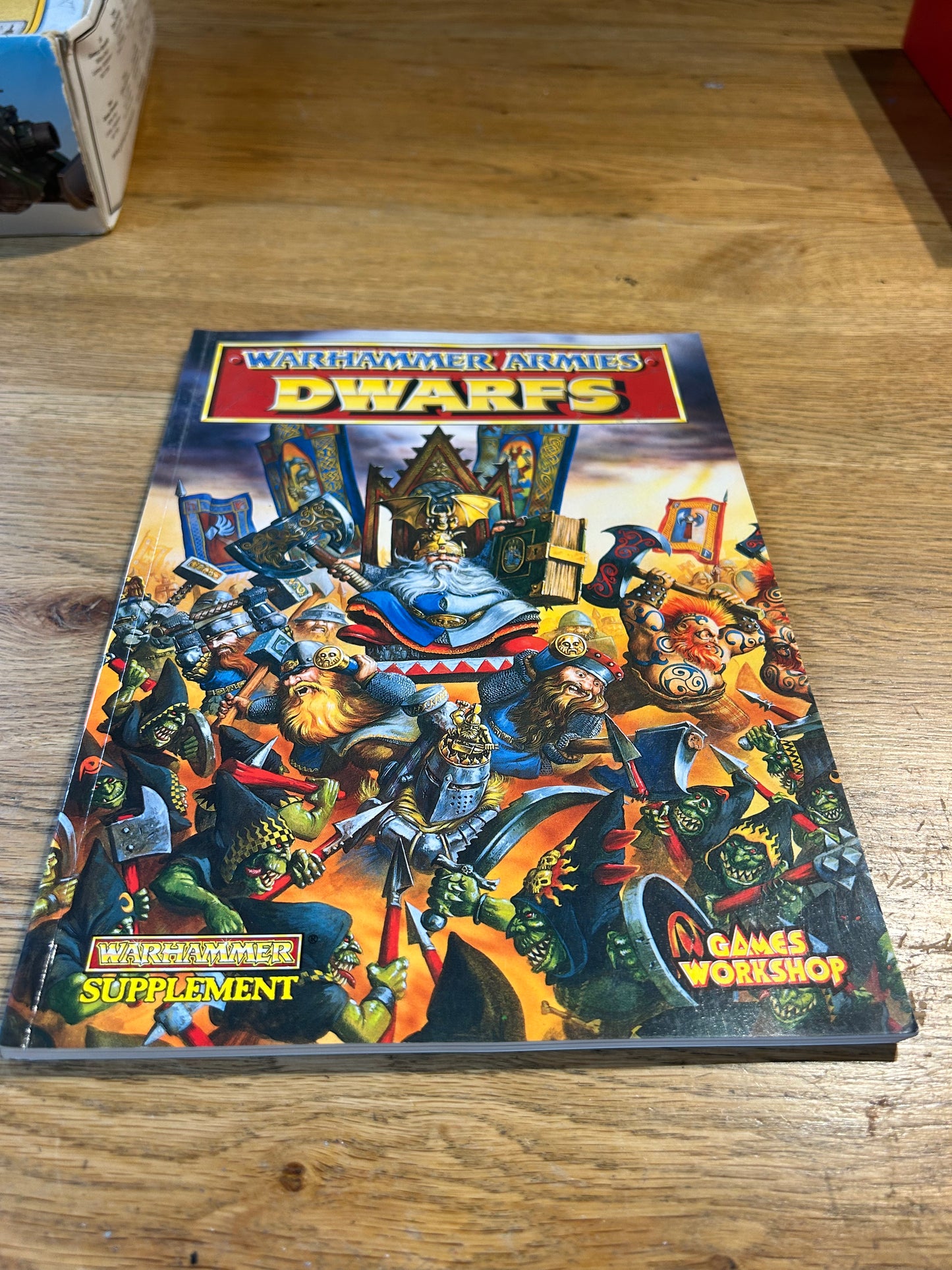 Dwarfs Army Book 4th edition Warhammer Armies. Fantasy Battle. Rick Priestley.