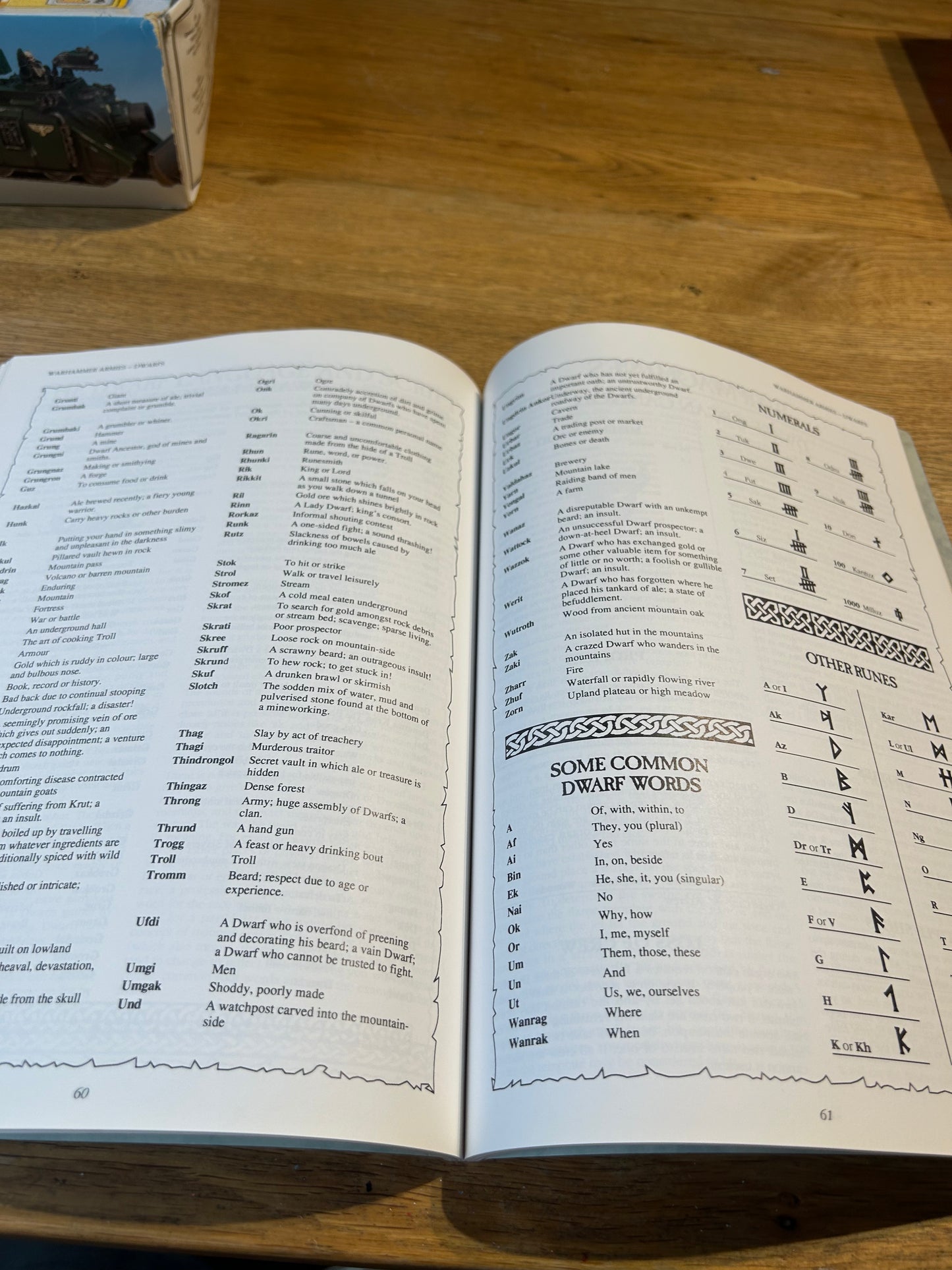Dwarfs Army Book 4th edition Warhammer Armies. Fantasy Battle. Rick Priestley.