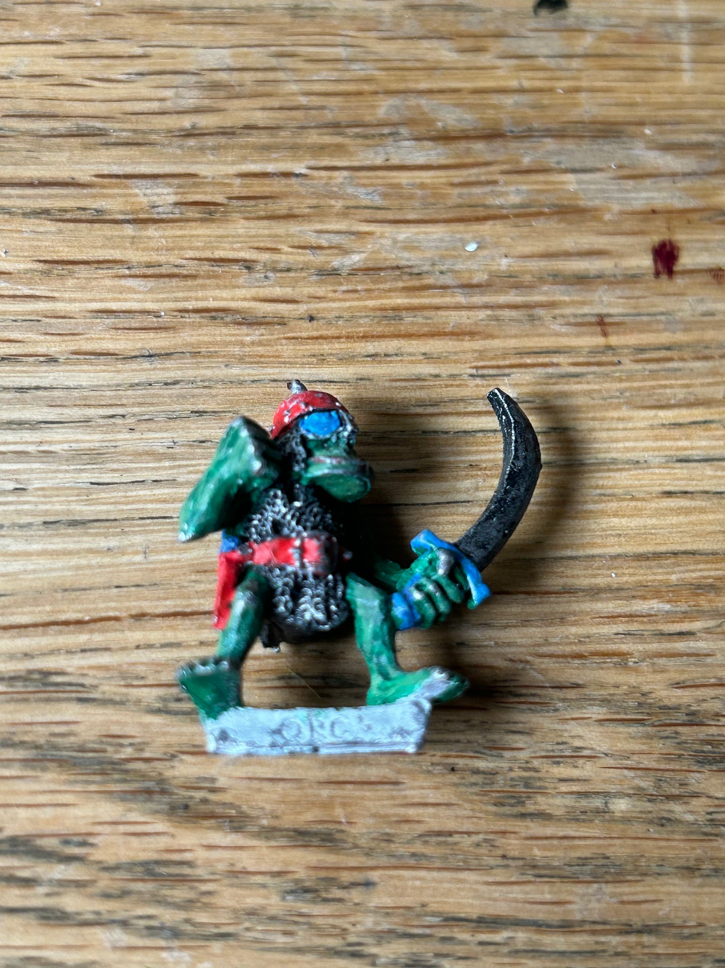 Warhammer fantasy orc war machine crewman leader