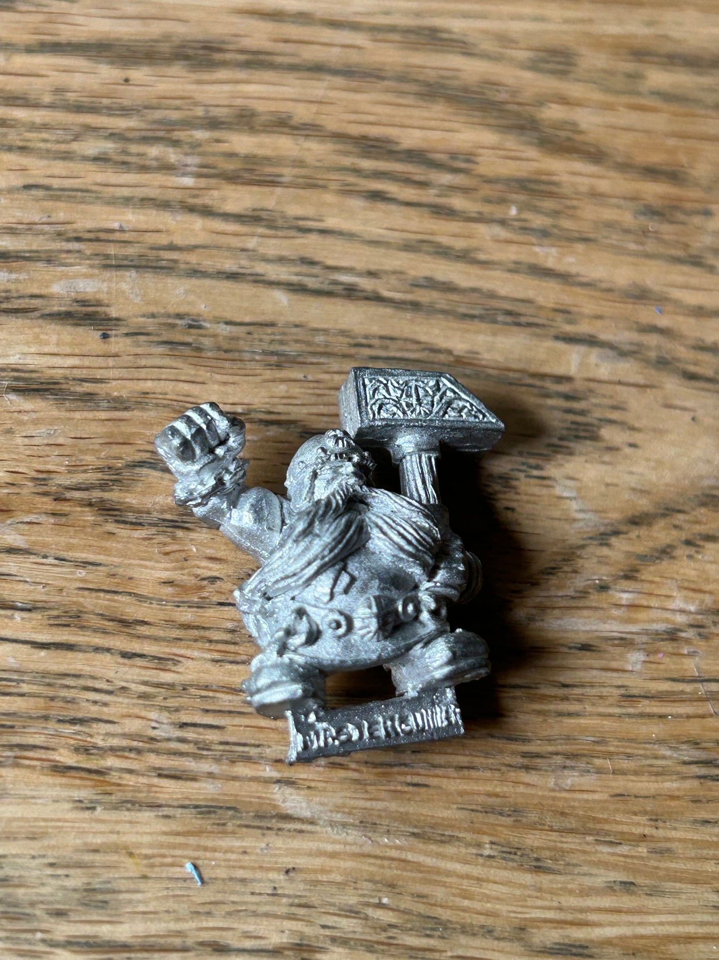 Warhammer Dwarf Flame Cannon Crew Master Gunner Metal Dwarves  1993 OOP