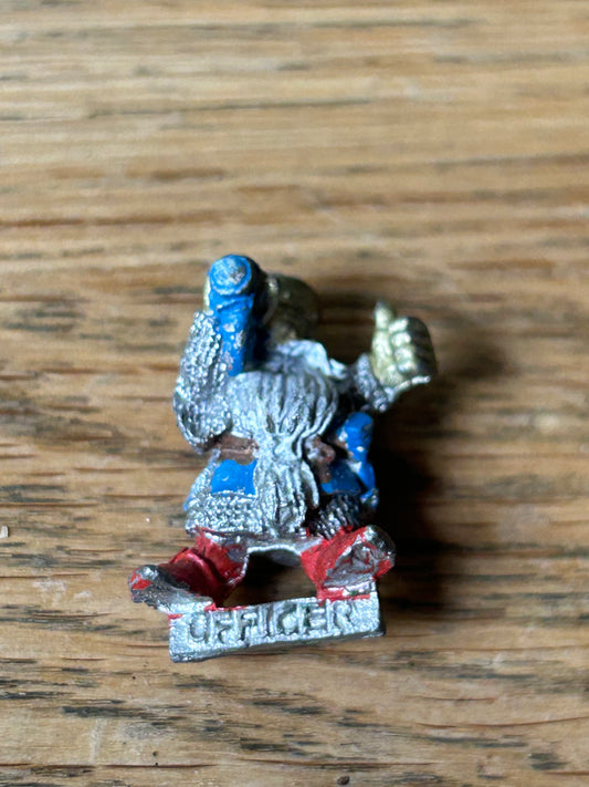 DWARF bombard or bolt thrower  CREW-MEMBER spotter Metal dwarfs Army warhammer 1980s