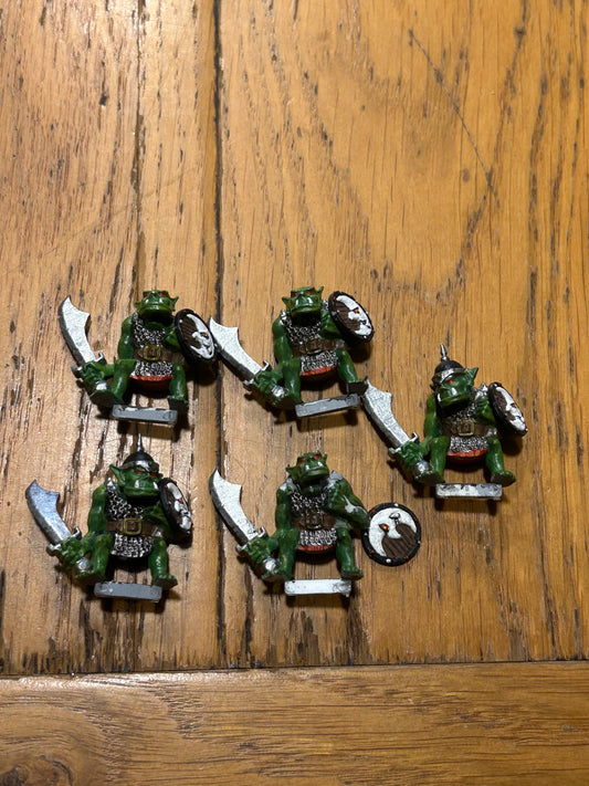 Warhammer fantasy regiments plastic orcs x5