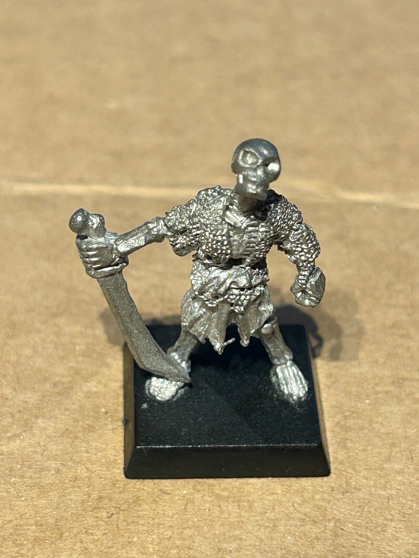 Citadel Games Workshop C17 Undead Skeleton Warrior Murderer 1980s Metal