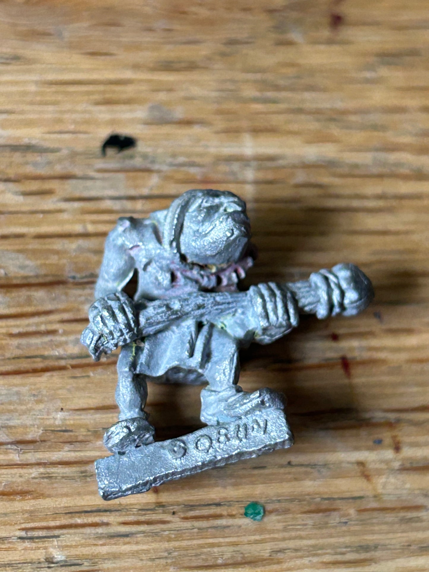 Games Workshop Warhammer Citadel Orcs Lead Belcher Rammer Crew (has been stripped)