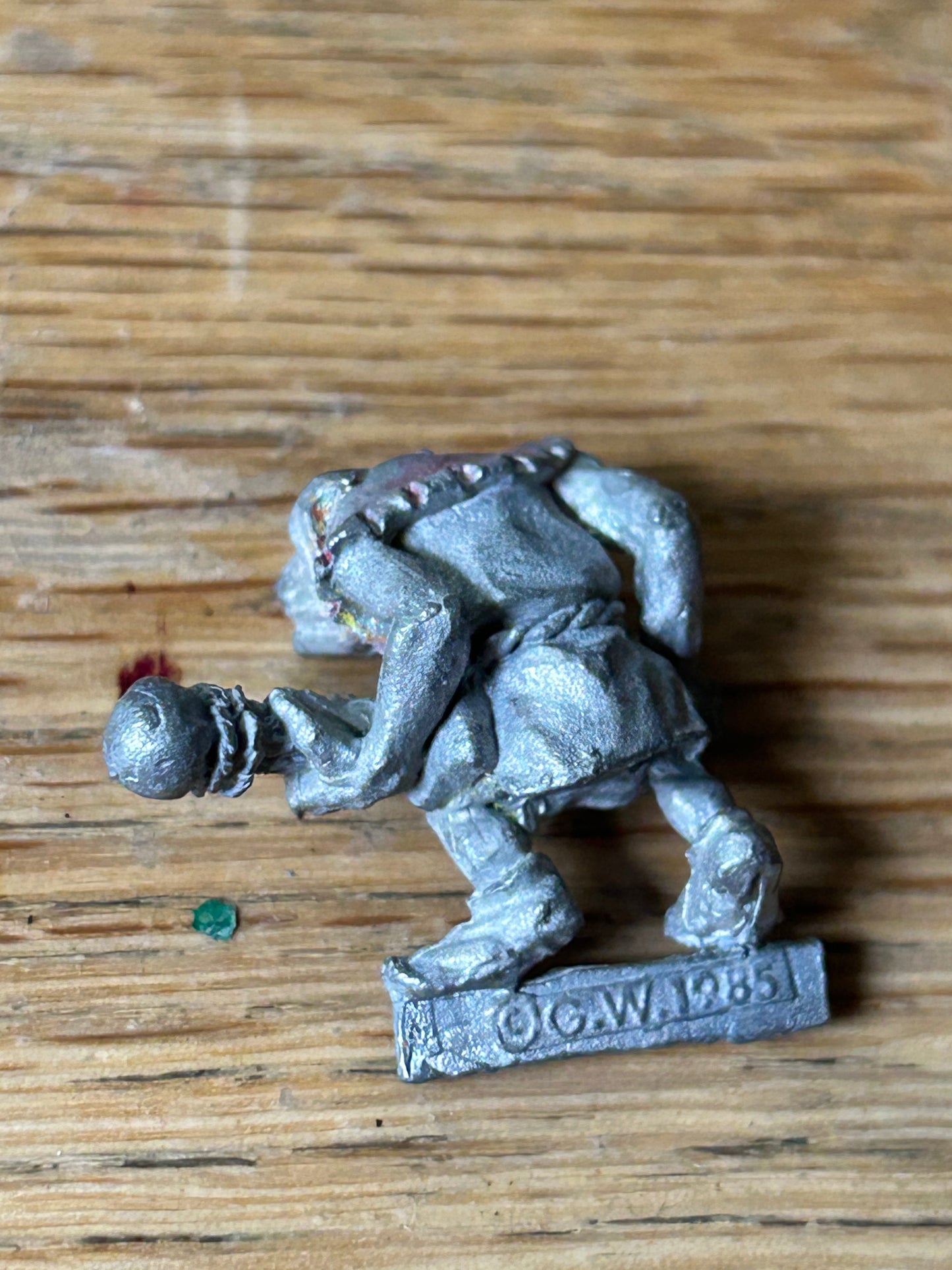 Games Workshop Warhammer Citadel Orcs Lead Belcher Rammer Crew (has been stripped)